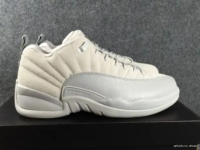 Rep Low 12 Jordan Air Grey 308317-002 Suede 0501